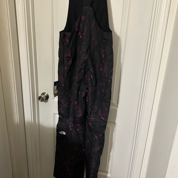 The North Face Women's Black and Pink Ski Jumpsuit - Picture 6 of 6